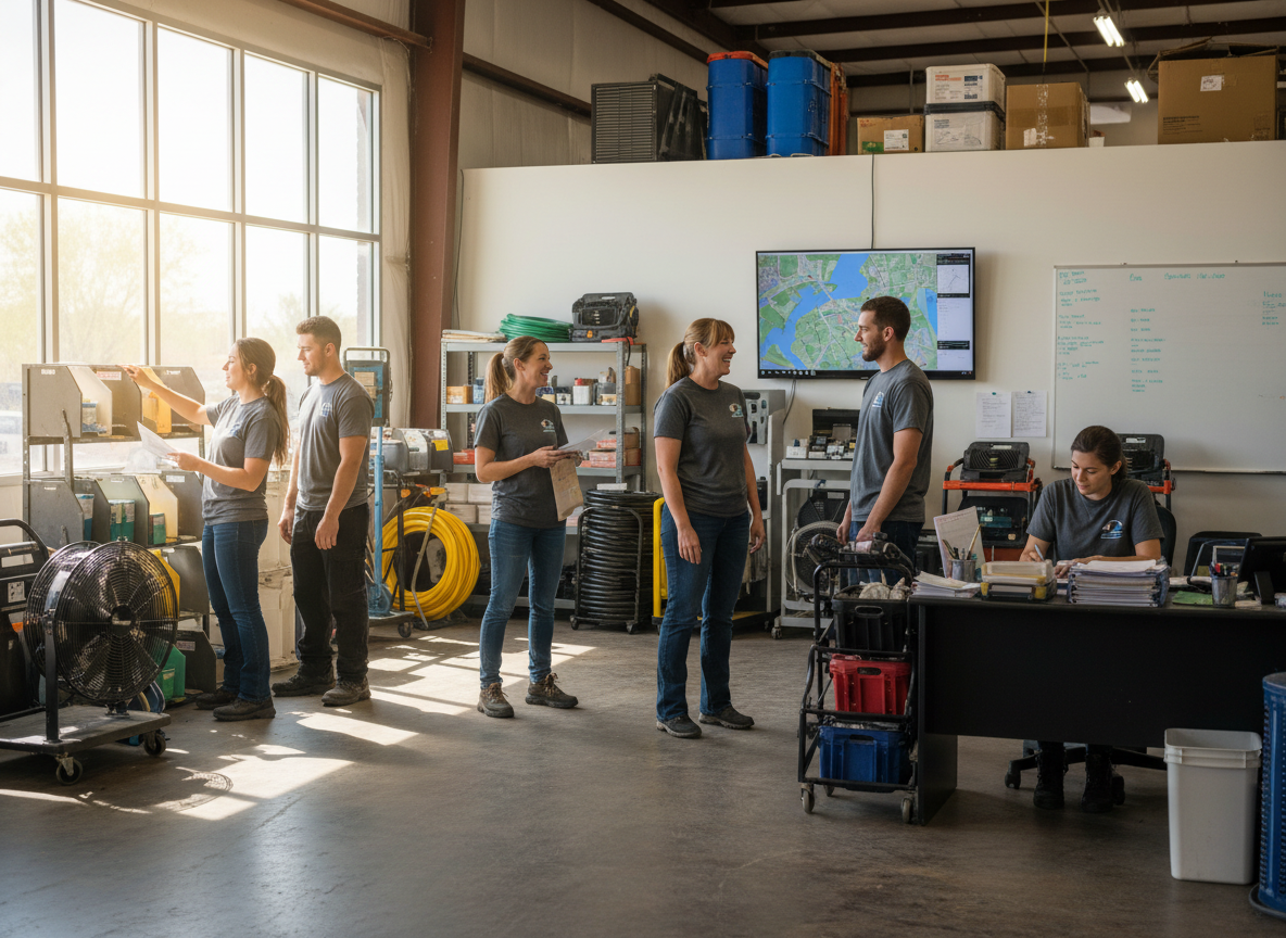 The Scottsdale Restoration Solutions team at work in Scottsdale