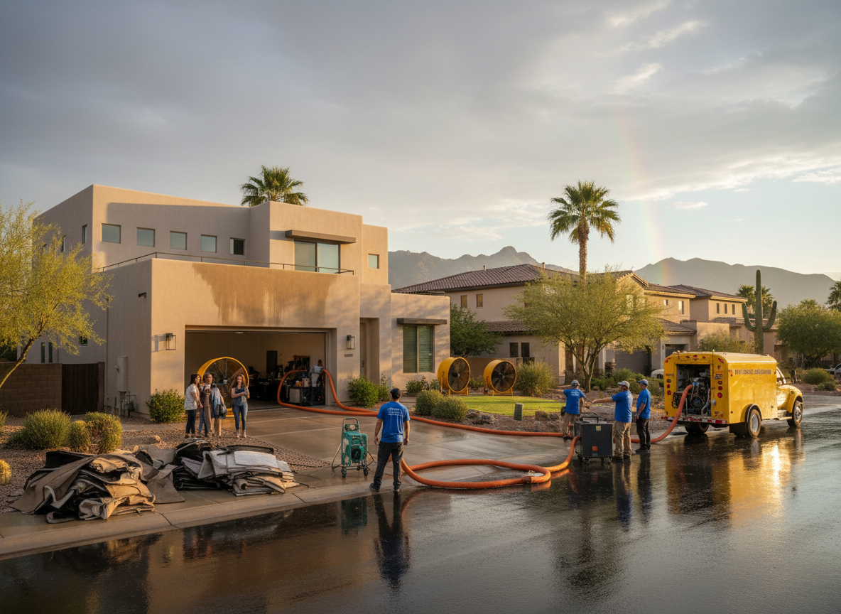 Drying Out Homes After Summer Rains in Scottsdale