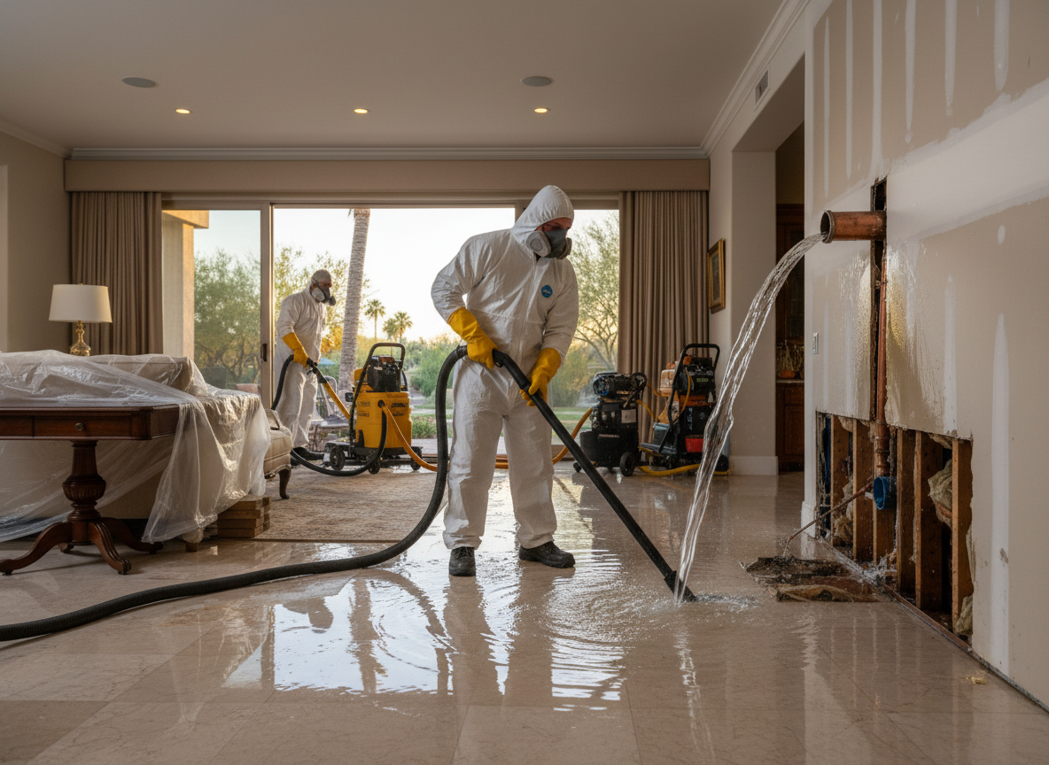 Burst Pipe & Plumbing Leak Cleanup in Scottsdale