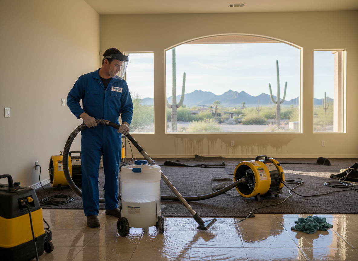 Emergency Water Damage Restoration in Scottsdale