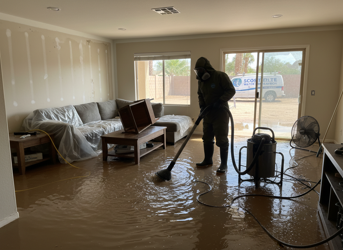 Flood Damage Cleanup in Scottsdale
