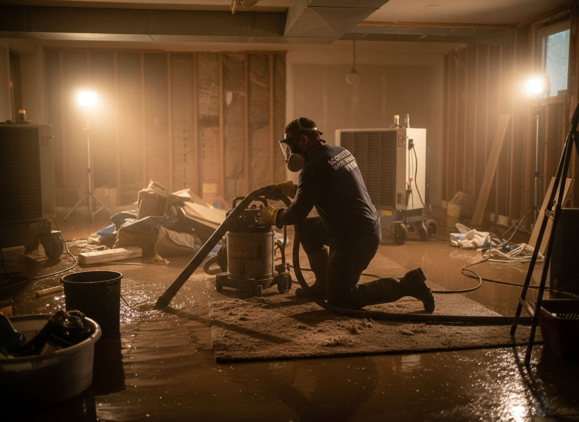 Storm Water Damage Restoration in Scottsdale